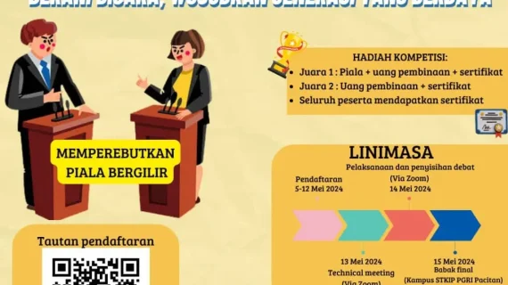 Kompetisi Debat Mahasiswa dengan tema “Berani Bicara, Wujudkan Generasi Yang Berdaya”