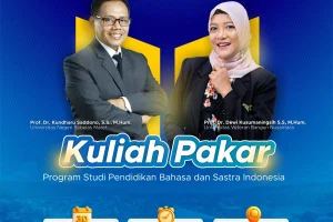 Perkuat Wawasan Akademik, Prodi PBSI STKIP PGRI Pacitan Selenggarakan Kuliah Pakar